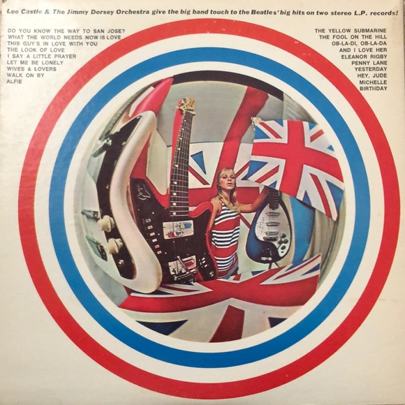 Lee Castle And Jimmy Dorsey Big Band Plays Beatles Bag! Double Vinyl Lp Set - Picture 1 of 9